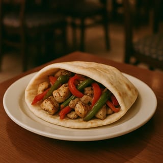Chicken Pepper Pita